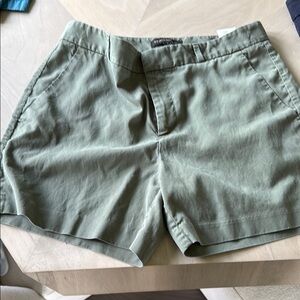 Banana Republic Green Bermuda Shorts Relaxed Fit